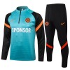Chelsea Trainings Sweatshirt Pak Kwart-Zip 2021-22 Groene Chelsea Trainings Sweatshirt Pak Kwart-Zip 2021-22 Groene